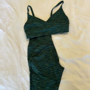Outdoor voices sports bra and leggings set